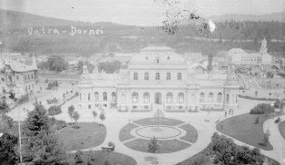 Casino mit Kurpark um 1900